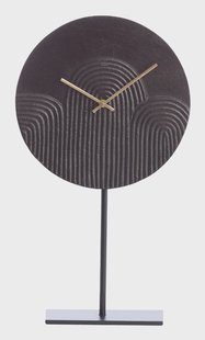 Light & Living Klok 'Gwenna' Op voet, 40cm, kleur Bruin