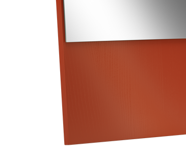 Objekte unserer Tage FRIEDRICH 21 Staande spiegel - sienna red