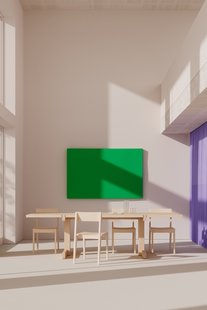 Objekte unserer Tage RICHTER Tafel  - essen gewaxt/wit gepigmenteerd - XXLarge (280 x 92 cm)
