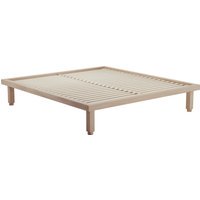 Objekte unserer Tage KAYA Bed - eik wit - 160 x 200 cm