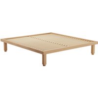 Objekte unserer Tage KAYA Bed - eiken gewaxt - 200 x 200 cm
