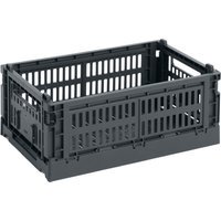HAY Colour Crate mand S gerecycled - HAYCrateCharcoal