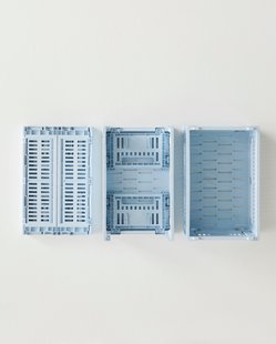 HAY Colour Crate mand S gerecycled - HAYCrateSoftBlue