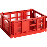 HAY Colour Crate Vouwkrat M recycled - red