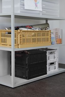 HAY Colour Crate Vouwkrat M recycled - black