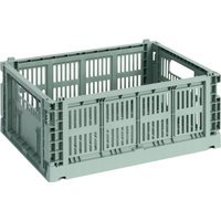 HAY Colour Crate Vouwkrat M recycled - HAYCrateSageGreen