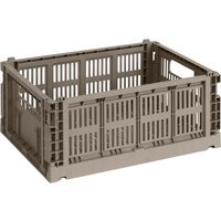 HAY Colour Crate Vouwkrat M recycled - HAYCrateWarmGrey