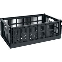 HAY Colour Crate Vouwkrat L recycled - HAYCrateCharcoal