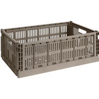 HAY Colour Crate Vouwkrat L recycled - HAYCrateWarmGrey