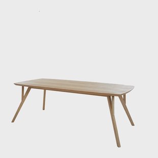 Light & Living Eettafel 'Quenza' Mangohout, 200 x 100cm, kleur Naturel