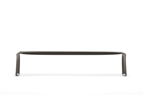 MDF Italia Le Banc Bank - zwart glanzend - 120 cm