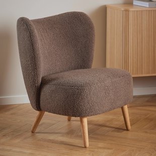 Bendt Fauteuil 'Napolean' Teddy, kleur Bruin
