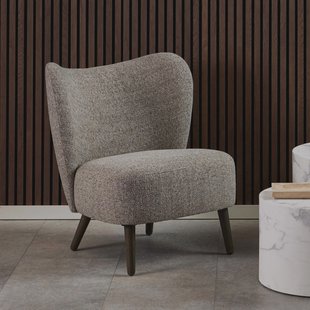 Bendt Fauteuil 'Napolean' Bouclé, kleur Mokka