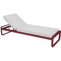 Fermob BELLEVIE Komfort - Ligbed - 81 witgrijs - 43 chili