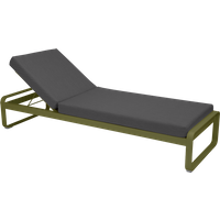 Fermob BELLEVIE Komfort - Ligbed - D3 Pesto - A3 grafietgrijs