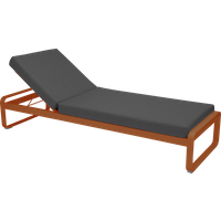 Fermob BELLEVIE Komfort - Ligbed - E2 gekonfijte sinaasappel - A3 grafietgrijs