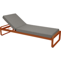 Fermob BELLEVIE Komfort - Ligbed - E2 gekonfijte sinaasappel - B8 taupegrijs