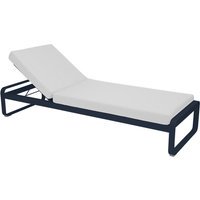 Fermob BELLEVIE Komfort - Ligbed - 92 abyssblauw - 81 witgrijs