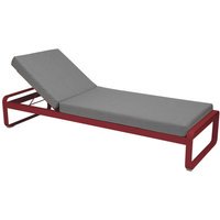 Fermob BELLEVIE Komfort - Ligbed - 79 Flanelgrijs - 43 chili