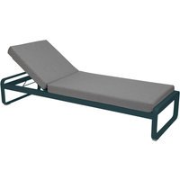Fermob BELLEVIE Komfort - Ligbed - 79 Flanelgrijs - 21 acapulcoblauw