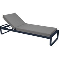 Fermob BELLEVIE Komfort - Ligbed - 92 abyssblauw - 79 Flanelgrijs