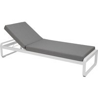 Fermob BELLEVIE Komfort - Ligbed - 79 Flanelgrijs - 01 katoenwit
