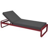 Fermob BELLEVIE Komfort - Ligbed - A3 grafietgrijs - 43 chili