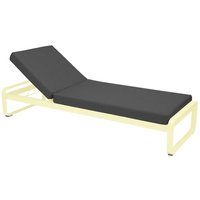 Fermob BELLEVIE Komfort - Ligbed - A3 grafietgrijs - A6 citroensorbet