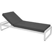 Fermob BELLEVIE Komfort - Ligbed - A3 grafietgrijs - 01 katoenwit