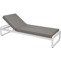 Fermob BELLEVIE Komfort - Ligbed - B8 taupegrijs - 01 katoenwit