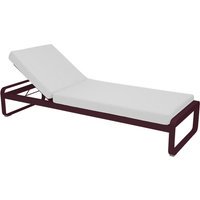 Fermob BELLEVIE Komfort - Ligbed - 81 witgrijs - B9 zwarte kers