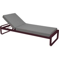 Fermob BELLEVIE Komfort - Ligbed - B9 zwarte kers - 79 Flanelgrijs