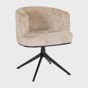 Richmond Draaibare Eetkamerstoel 'Cheyenne' Lovely, kleur Beige
