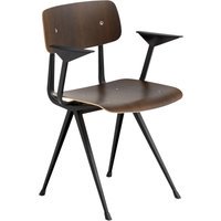 HAY Result Armleunstoel - black - smoked oak