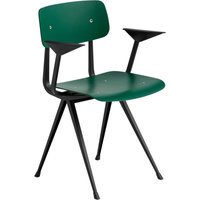 HAY Result Armleunstoel - forest green oak - black