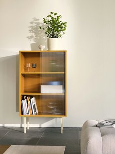 HAY Colour Cabinet Tall - yellow