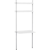 HAY Pier System Module 11 Rek met bureau - white
