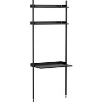 HAY Pier System Module 11 Rek met bureau - black