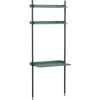 HAY Pier System Module 11 Rek met bureau - blue