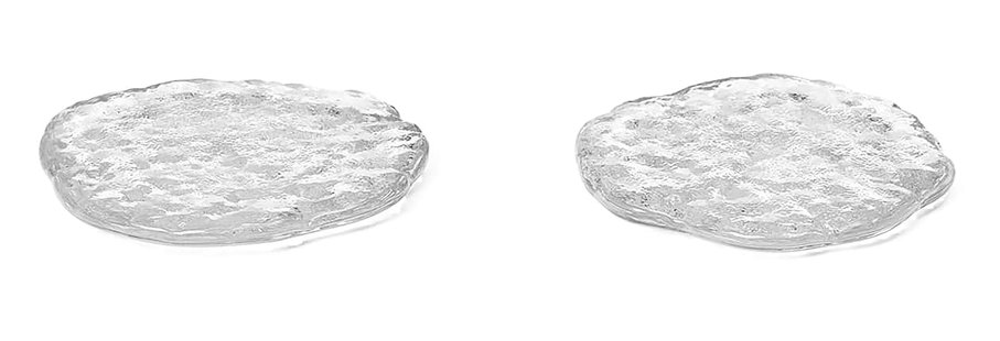 Ferm Living Momento Glazen stenen - set van 2 - klein