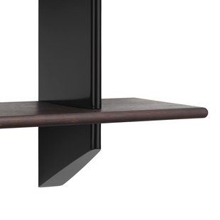 Vitra Rayonnage Mural Wandregal - Eiken donker gebeitst massief - diepzwart