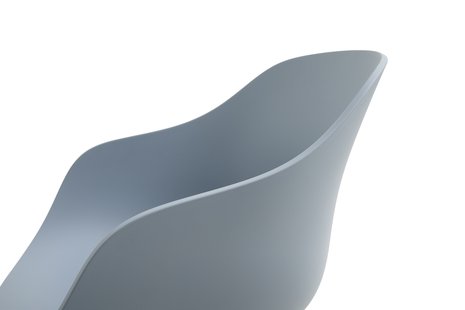 HAY About A Chair AAC 220 - slate blue 2.0 - gepolijst aluminium - Standaard glijders kunststof