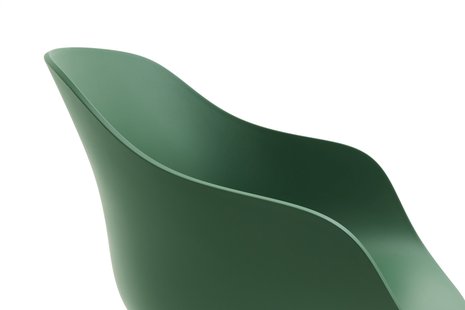 HAY About A Chair AAC 220 - teal green 2.0 - gepolijst aluminium - viltglijders