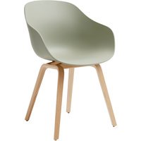 HAY About A Chair AAC 222 - viltglijders - Eiken gelakt (op waterbasis) - pastel green 2.0