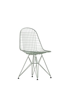 Vitra Wire Chair DKR Colours - Eames Sea Foam Green