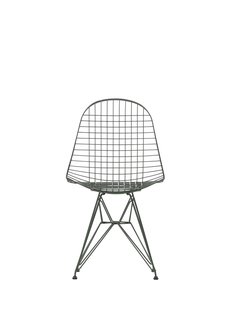 Vitra Wire Chair DKR Colours - donkergroen