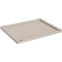 HAY Colour Crate Deksel M - ABS kunststof - HAYCrateWarmGrey