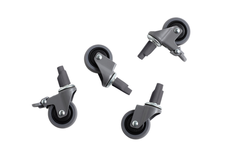 HAY Colour Crate Wielen - set van 4 - L