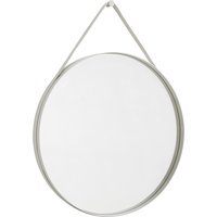 HAY Strap Mirror No 2 - Ø 70 cm - light grey