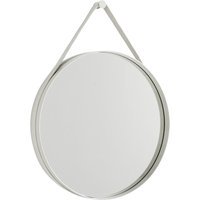 HAY Strap Mirror No 2 - Ø 50 cm - light grey